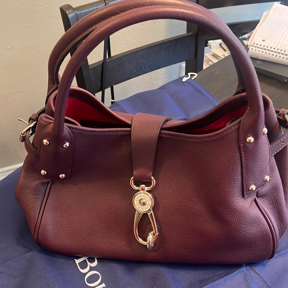 Dooney & Bourke Medium Logo Lock Satchel